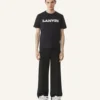 Lanvin T-shirt i shearlingbomull Lanvin T-shirt i shearlingbomull