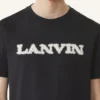 Lanvin T-shirt i shearlingbomull Lanvin T-shirt i shearlingbomull