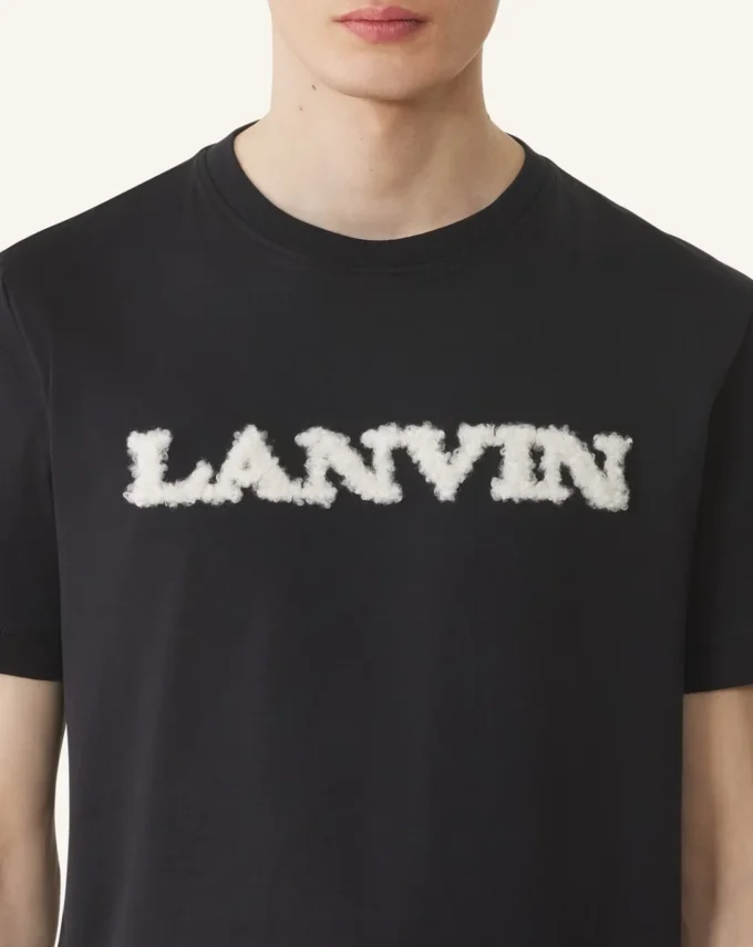 Lanvin T-shirt i shearlingbomull Lanvin T-shirt i shearlingbomull