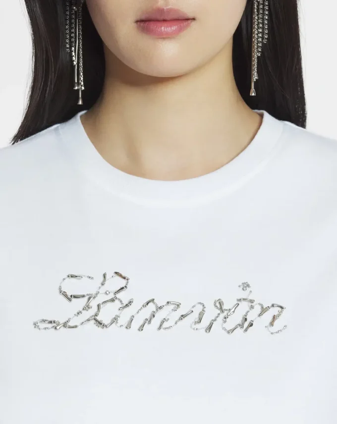 Lanvin T-shirt med broderade pärlor Lanvin T-shirt med broderade pärlor