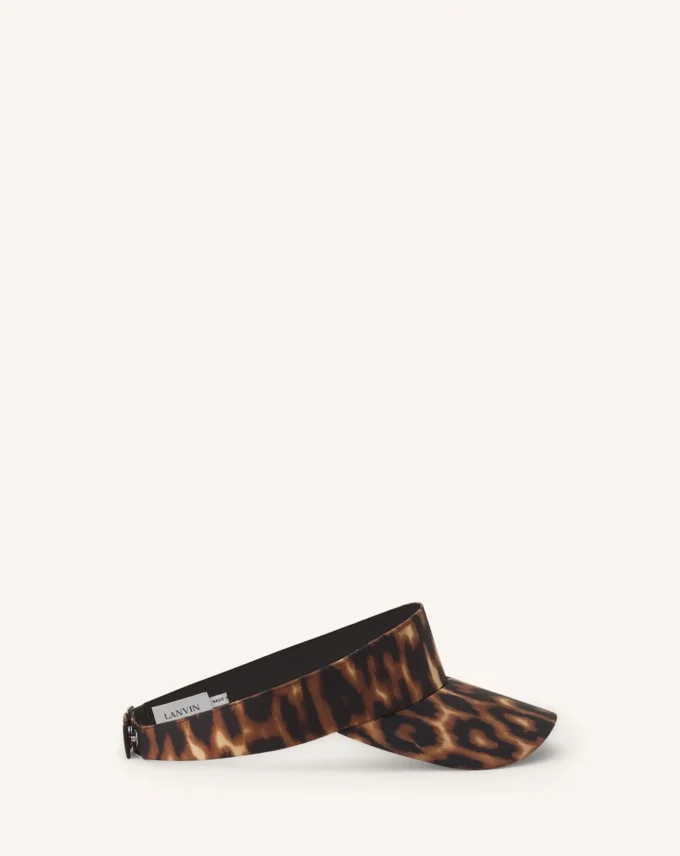 Lanvin Visir med leopardmönster Lanvin Visir med leopardmönster