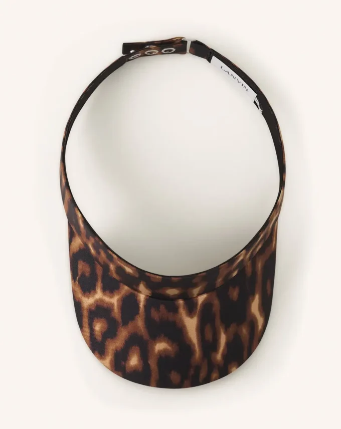 Lanvin Visir med leopardmönster Lanvin Visir med leopardmönster