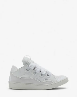 Läder Curb Sneakers