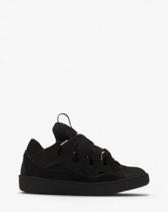 Läder Curb Sneakers