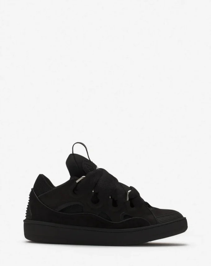 Läder Curb Sneakers