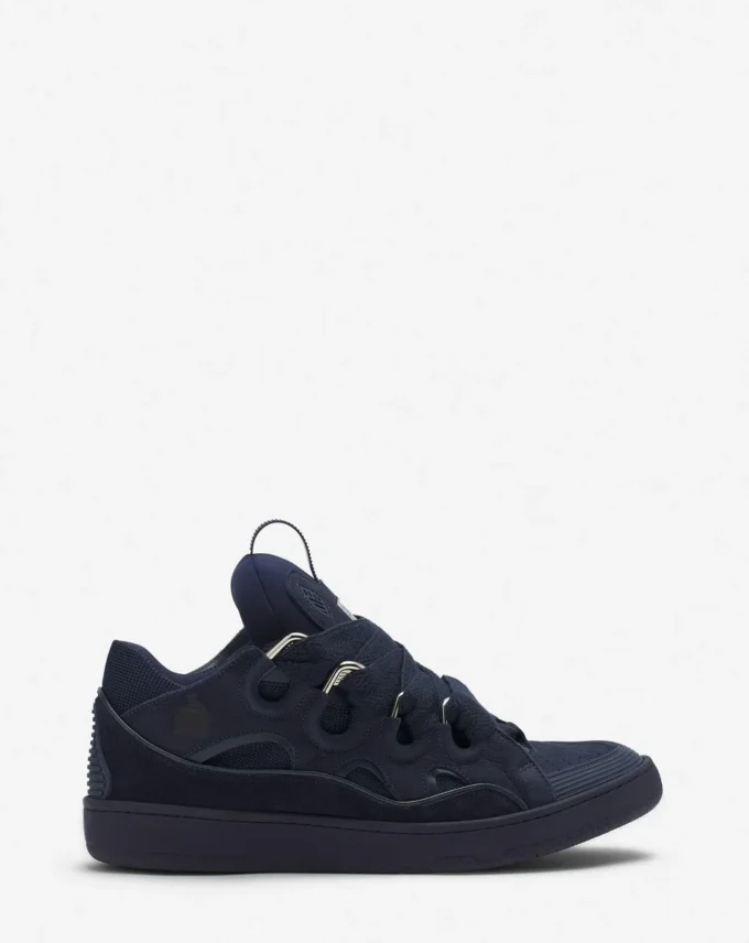 Läder Curb Sneakers