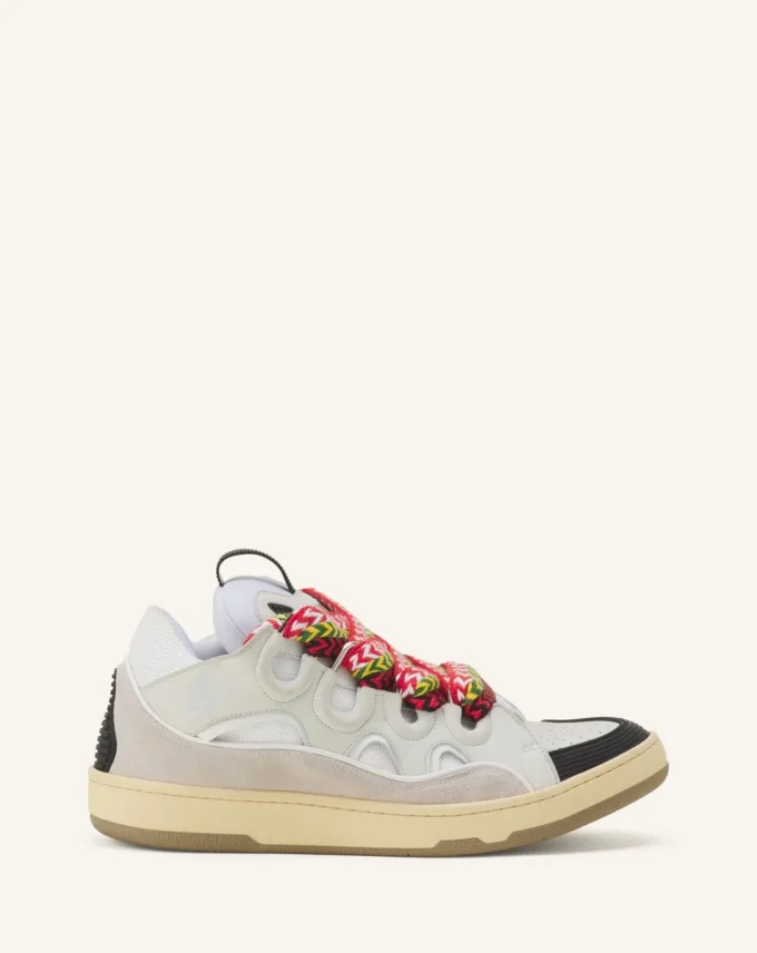 Läder Curb Sneakers
