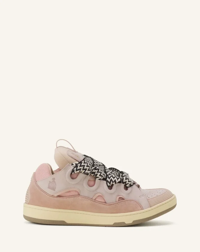 Läder Curb Sneakers