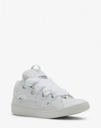 Läder Curb Sneakers