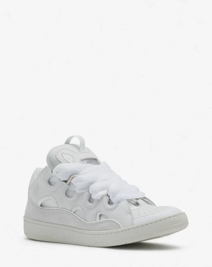 Läder Curb Sneakers