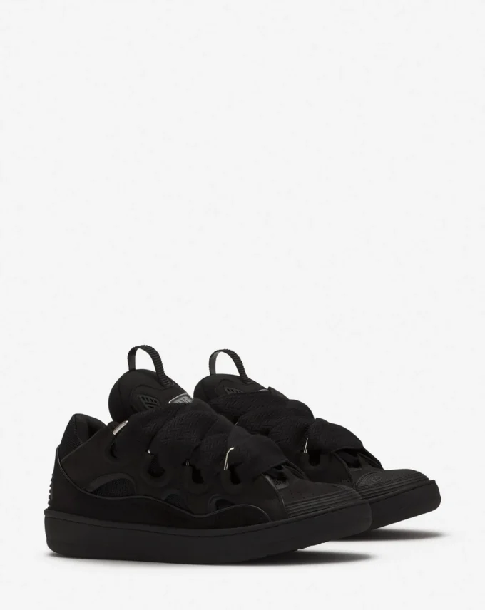 Läder Curb Sneakers
