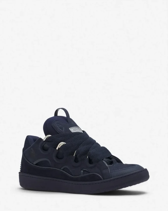 Läder Curb Sneakers