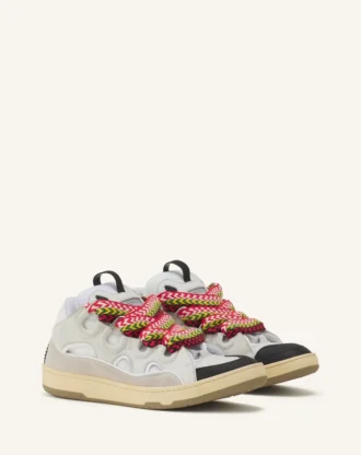 Läder Curb Sneakers