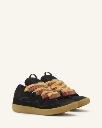 Läder Curb Sneakers