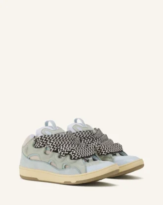 Läder Curb Sneakers