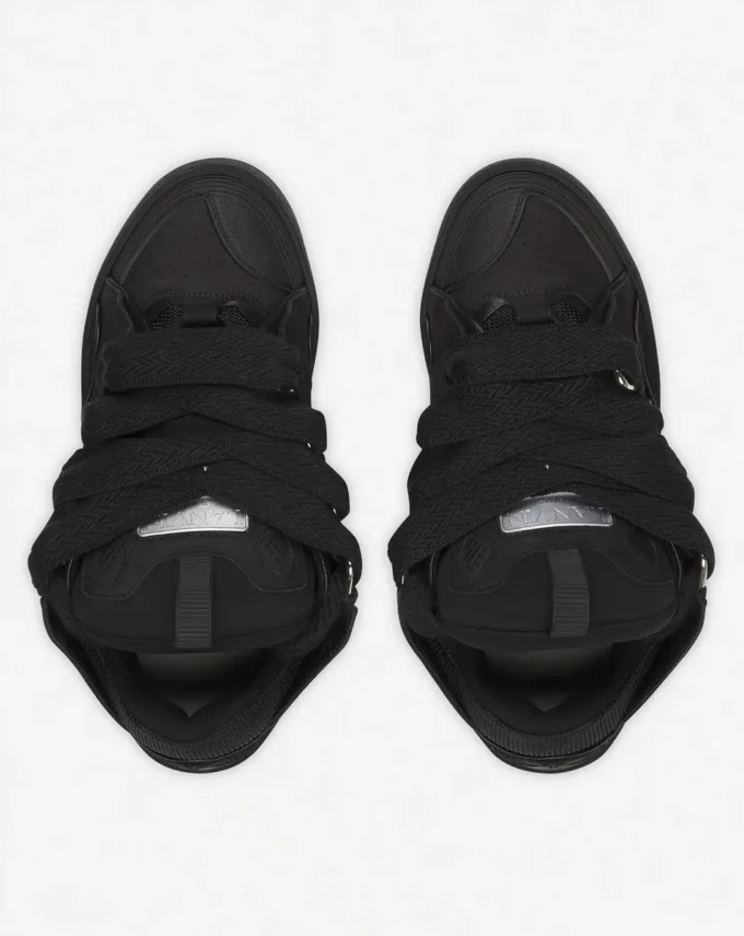 Läder Curb Sneakers