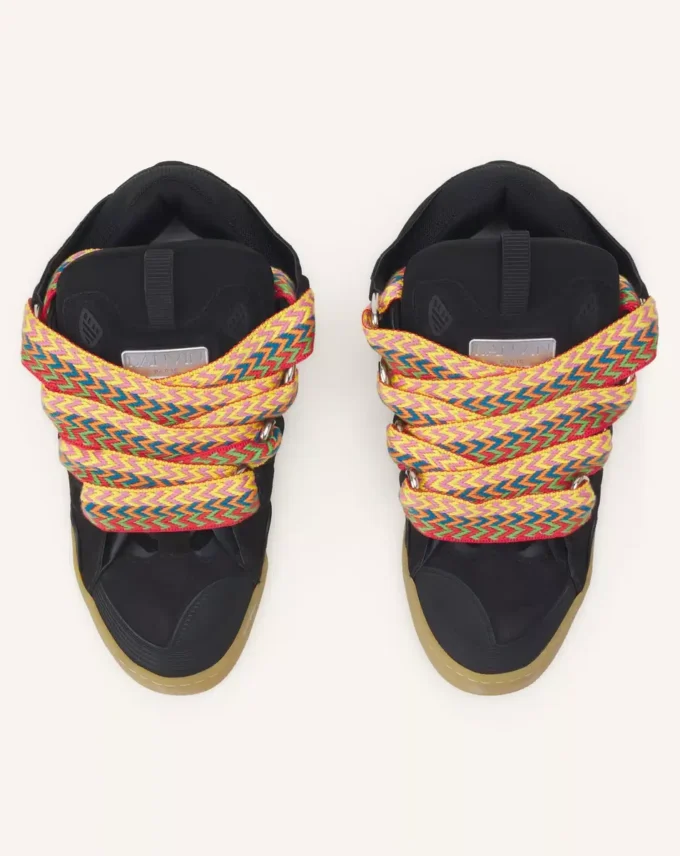 Läder Curb Sneakers