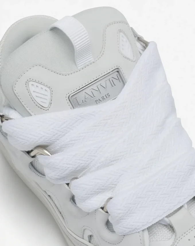 Läder Curb Sneakers