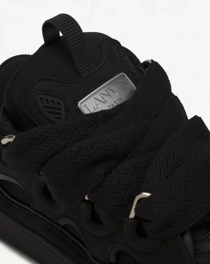 Läder Curb Sneakers