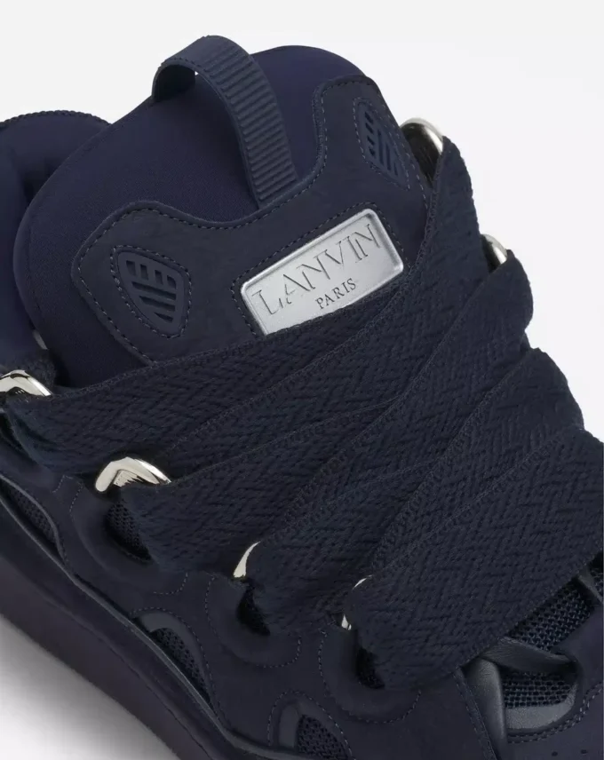 Läder Curb Sneakers