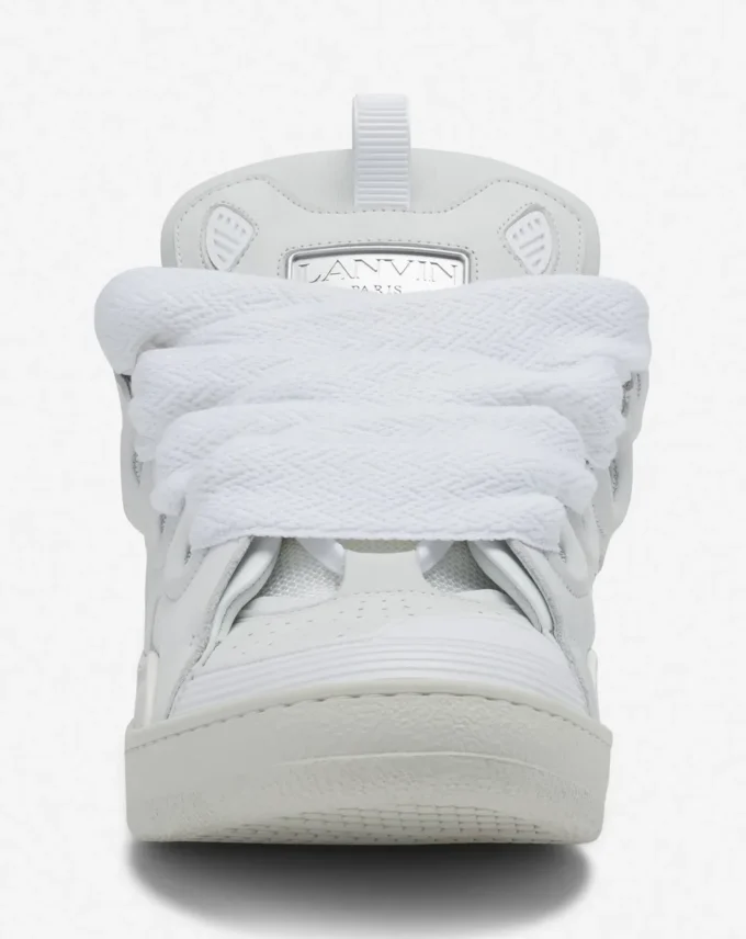 Läder Curb Sneakers