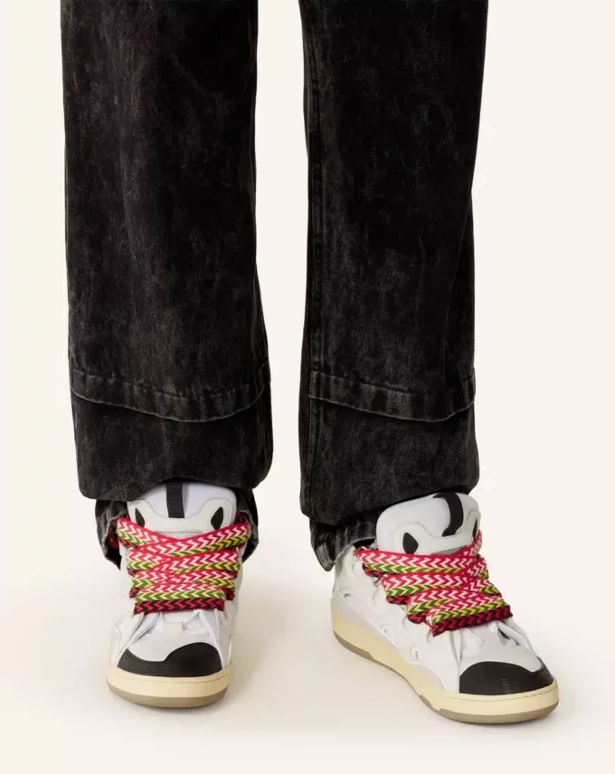 Läder Curb Sneakers