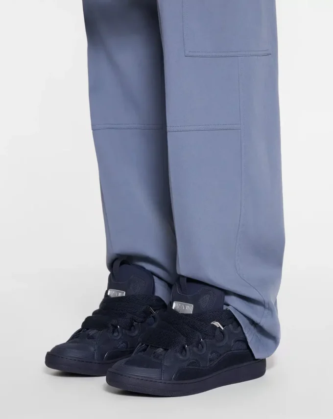 Läder Curb Sneakers