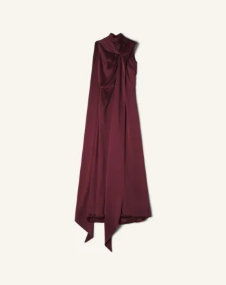 Lång jumpsuit i satin