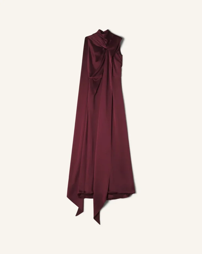 Lång jumpsuit i satin Lång jumpsuit i satin