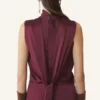 Lång jumpsuit i satin Lång jumpsuit i satin