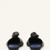 Midnight Step lädermule med rosett Midnight Step lädermule med rosett