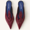 Midnight Step lädermule med rosett Midnight Step lädermule med rosett