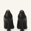 Midnight Step läderpumps med rosett Midnight Step läderpumps med rosett