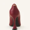 Midnight Step läderpumps med rosett Midnight Step läderpumps med rosett