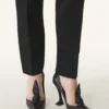 Midnight Step läderpumps med rosett Midnight Step läderpumps med rosett