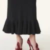 Midnight Step läderpumps med rosett Midnight Step läderpumps med rosett