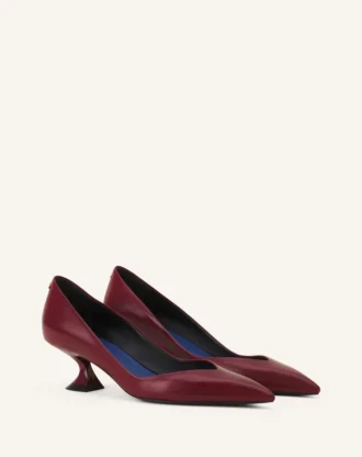 Midnight Step Pump i läder Midnight Step Pump i läder