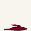 Midnight Step Velvet Bow Mule Midnight Step Velvet Bow Mule