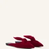 Midnight Step Velvet Bow Mule Midnight Step Velvet Bow Mule