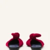Midnight Step Velvet Bow Mule Midnight Step Velvet Bow Mule