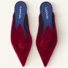 Midnight Step Velvet Bow Mule Midnight Step Velvet Bow Mule