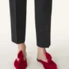 Midnight Step Velvet Bow Mule Midnight Step Velvet Bow Mule