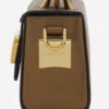 Nano Pencil Cat Bag i metalliskt kornat läder Nano Pencil Cat Bag i metalliskt kornat läder