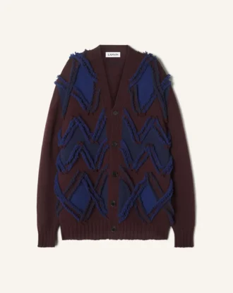 Oversized kofta i jacquard