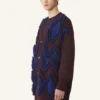 Oversized kofta i jacquard Oversized kofta i jacquard