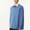 Oversized skjorta i bomullspoplin Oversized skjorta i bomullspoplin