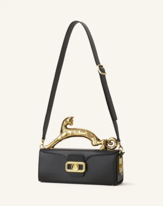 Pencil Cat Bag in Box Calf