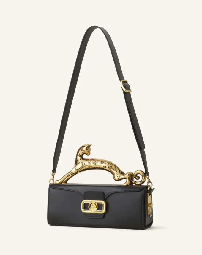 Pencil Cat Bag in Box Calf