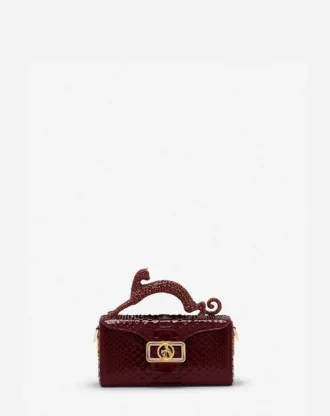 Pencil Cat Python och Rhinestone Bag
