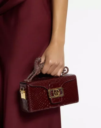 Pencil Cat Python och Rhinestone Bag